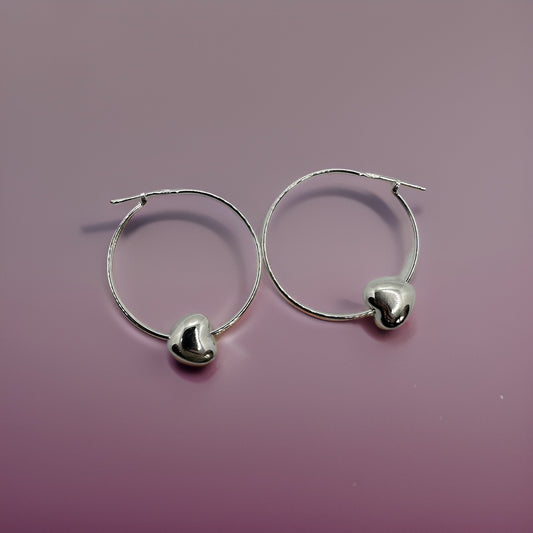 Boucles d'oreilles d'amour