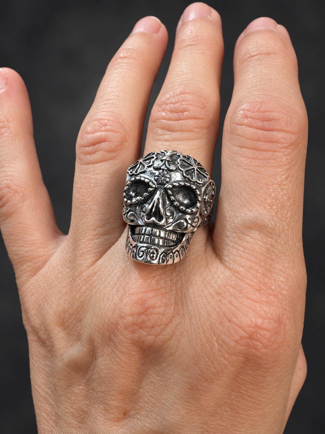Anello Teschio