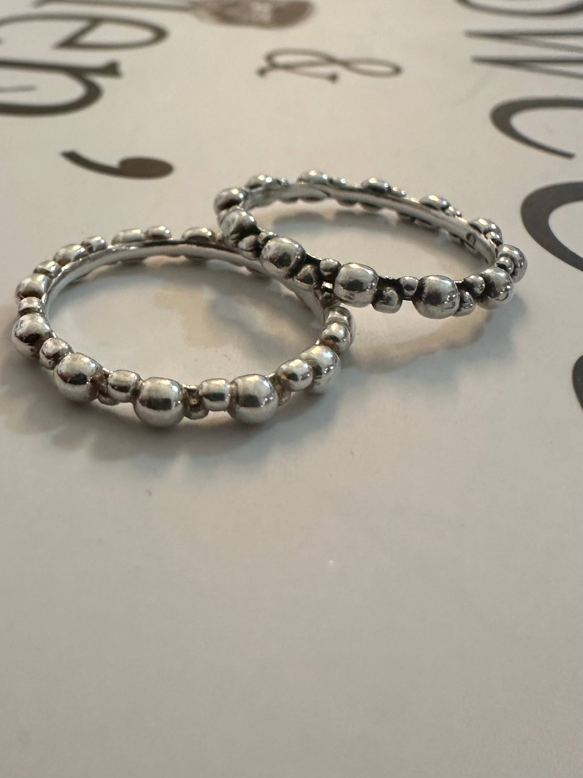 Anello Palline Irregolari - LAB.0.925