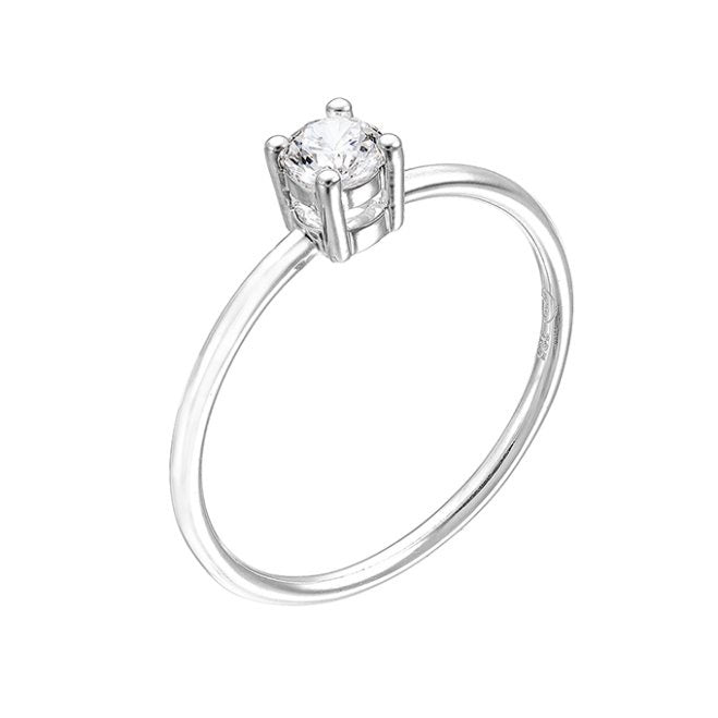 Anello Solitario Quadrato - LAB.0.925