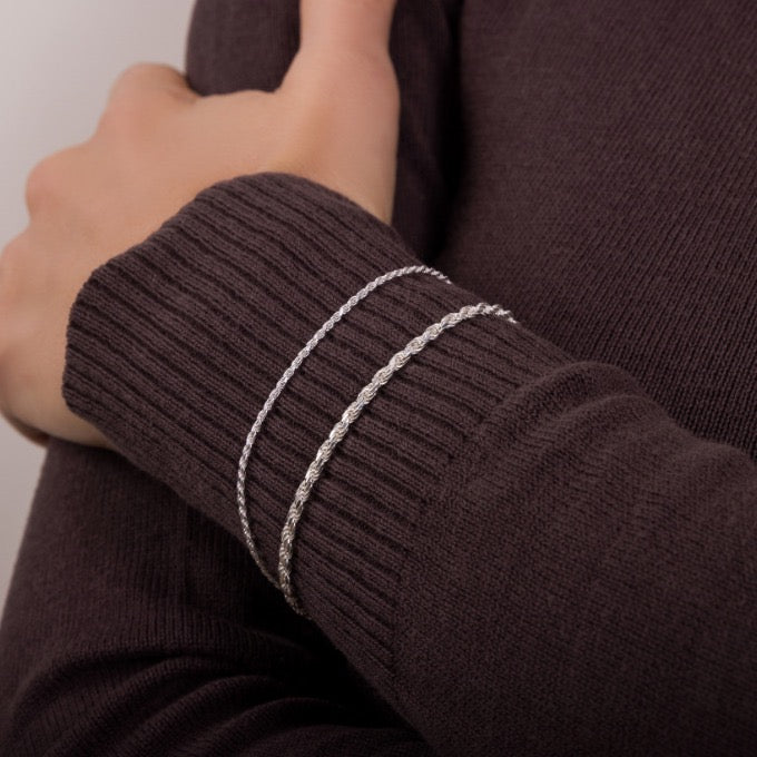 Bracciale Corda d’Argento - LAB.0.925