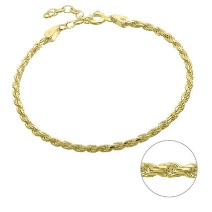 Bracciale Corda d’Argento - LAB.0.925